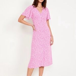 NWT Old Navy Waist Define Midi Dress